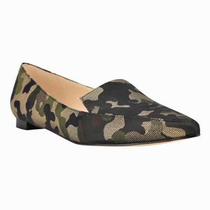 Nine West Abay Loafers - Green/Beige - Ireland (AQ9567481)